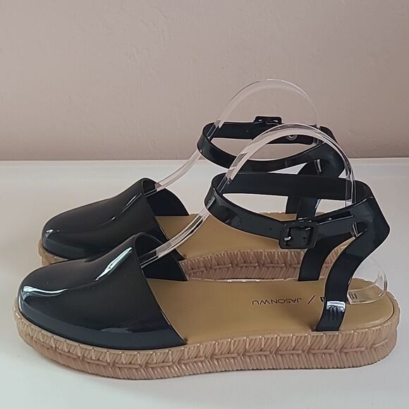 Jason Wu for Melissa Women's Espadrilles - Black & Tan Size US 8 EU 39 - Picture 5 of 16